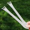 3-Prong Bonsai Rake Stainless Steel Root Rake with Spatula Soil Loosening Pressing Prying Tool for Bonsai Tree Potted Plants
