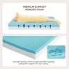 Bedsure Matelas Chien Memoire de Forme - Coussin Grande Taille Orthopedique, Tapis Lavable et Antiderapant, Lit pour Chien Interieur