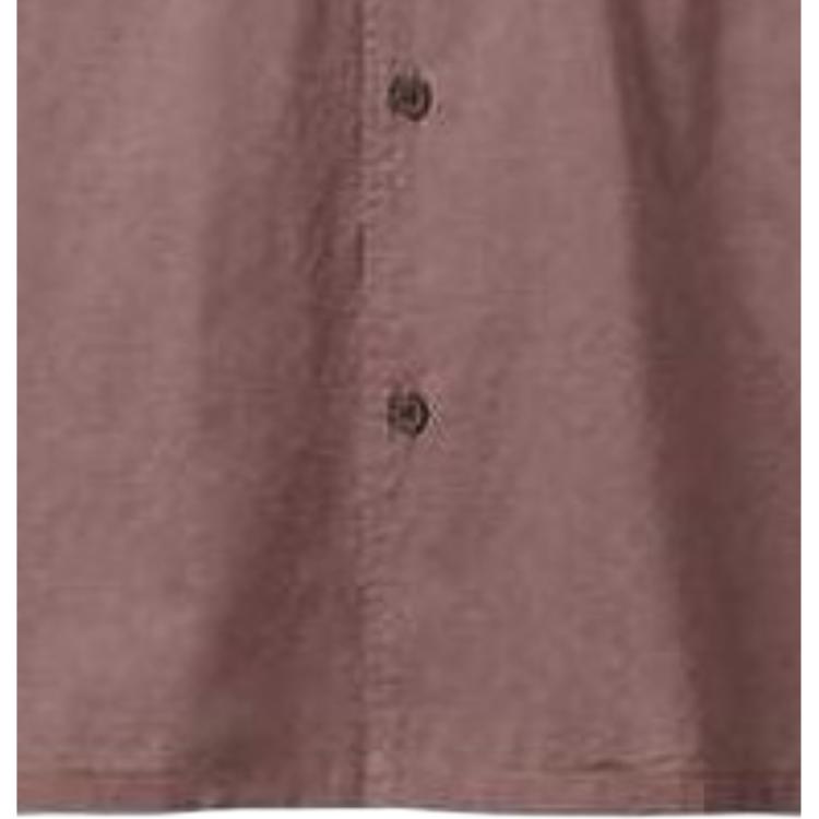 UNIQLO SS24 U Series Solid Color Button-Down Long Sleeve Shirt Men shirts Brown 464936-36