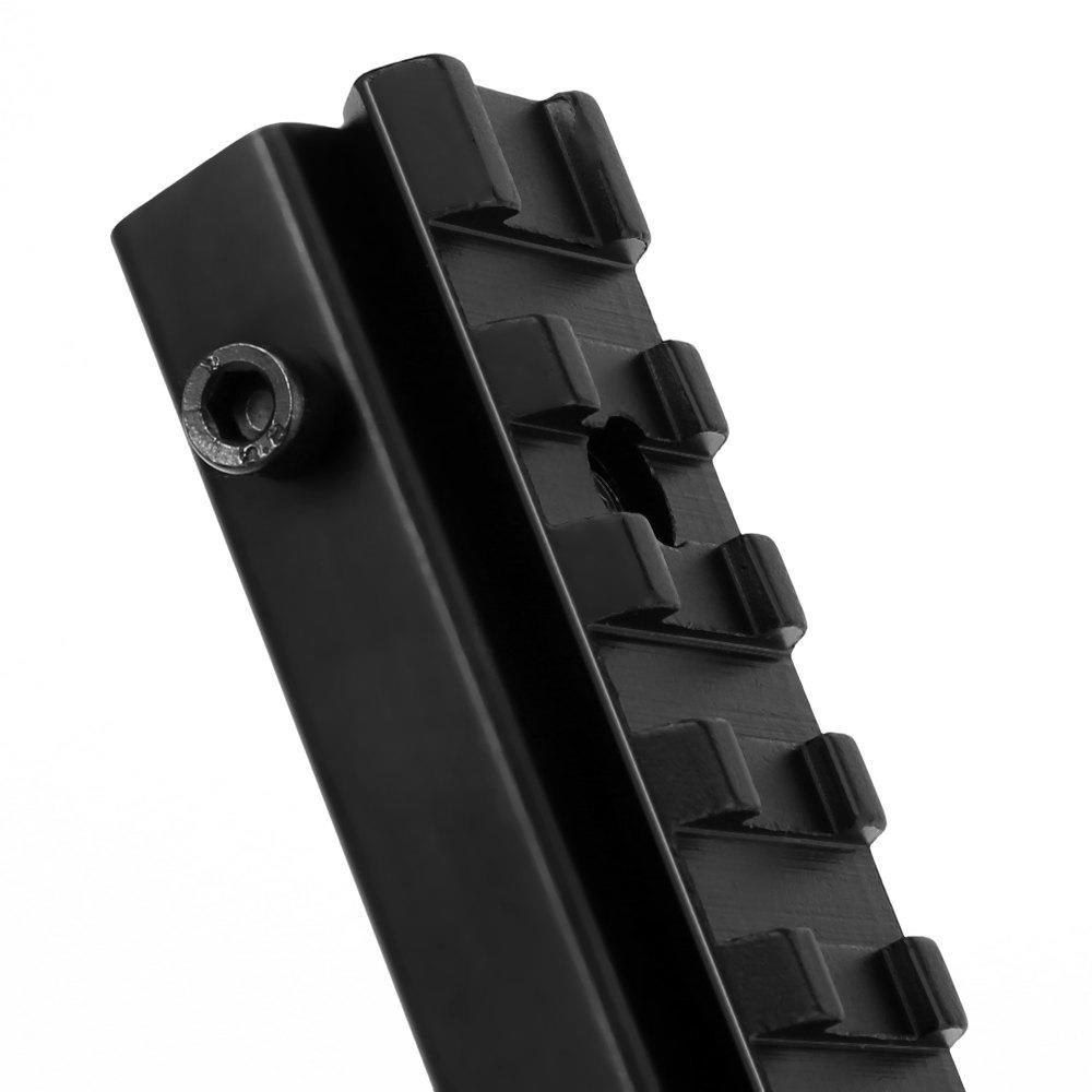 Adaptateur De Rail Tactique 11mm à 20mm - Convertisseur Queue D'aronde Vers Picatinny, 2 Pièces, Aluminium