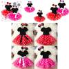Adorable Girls' Dance Costume With Mesh And Butterfly Bow Ideal For Halloween Cosplay