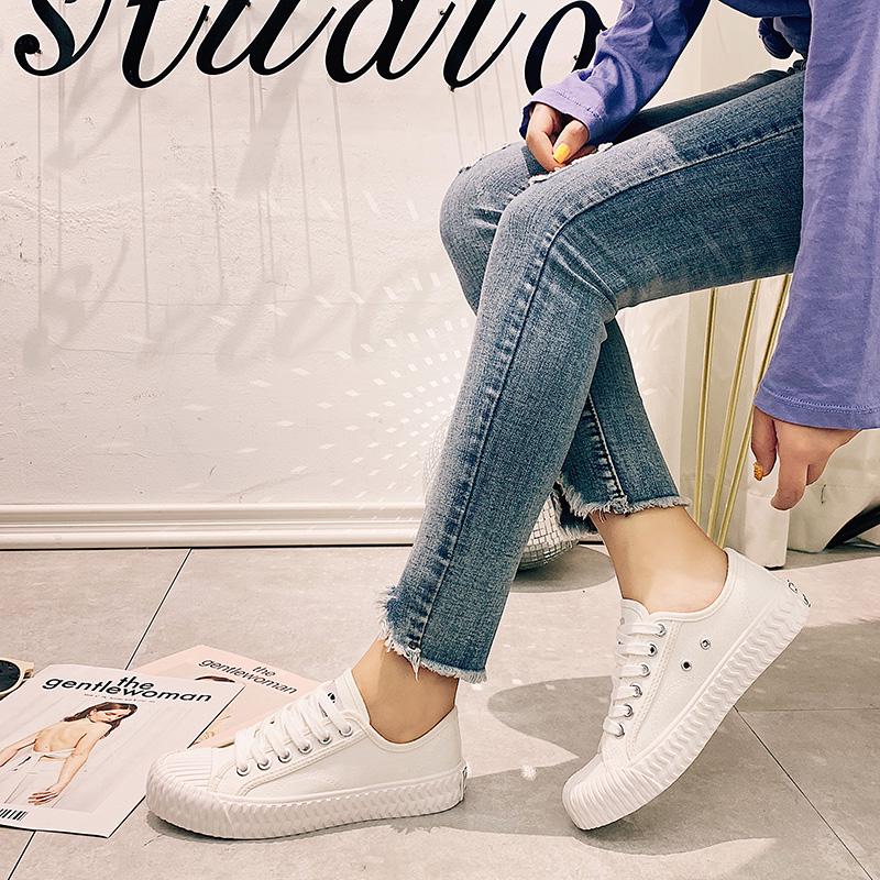 Buy New Couple Canvas Shoes Student Flyknit Flying Weave Canvans Shoes