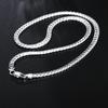 Jinrongxing Adjustable Silver & 18K Gold-Plated 5MM Necklace