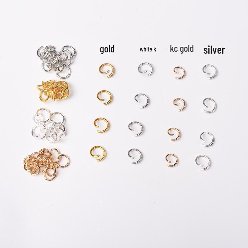 Open Jump Rings for DIY Jewelry Accessories - Perfect for Making Bracelets, Necklaces, and Finishing Touches - Popular Style