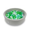 Dry Pool 110x30cm Light Gray with 400 Balls: White, Light Green, Mint, Green