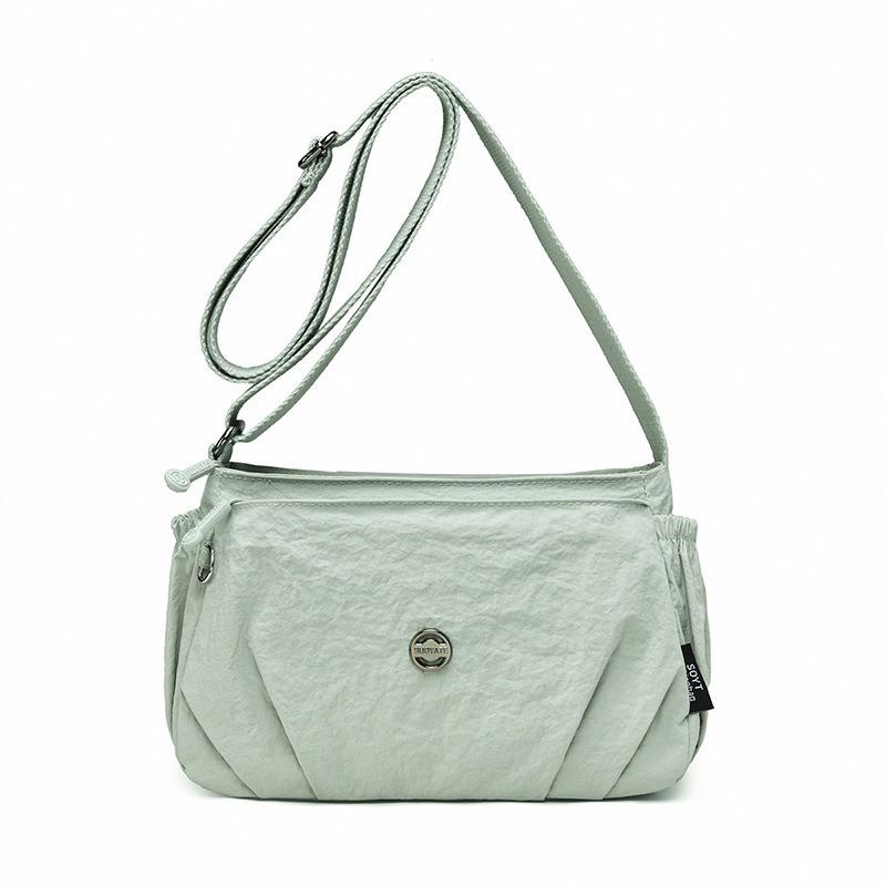 

New nylon multi-layer shoulder messenger bag women s large-capacity women s bag fashionable and lightweight women s bag anti-splashing mother bag