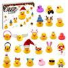 Little Yellow Duck Ornaments Advent Calendar 2026, 24 Day Christmas Countdown with Cute Rubber Toys Pcs Bath Toys, Holiday Gifts for Kids Toddlers
