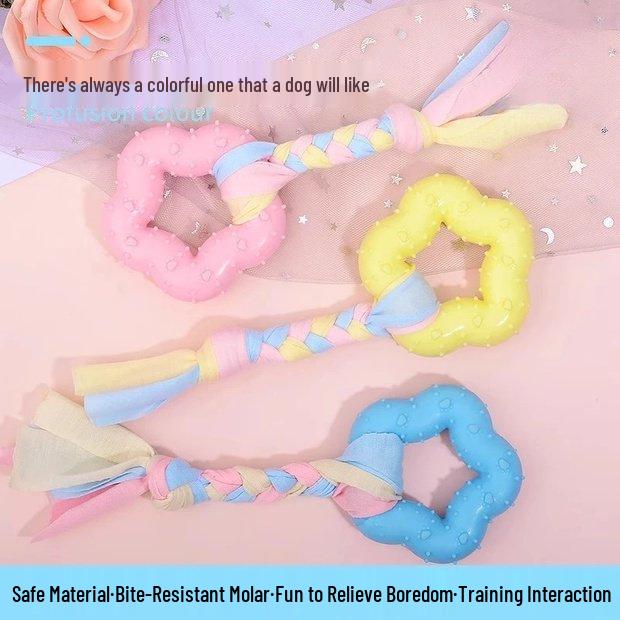 Exclusive Pet Toy: Durable, Bite-Resistant Cotton Rope Knot for Dogs with 0.01 Free Shipping for Newcomers
