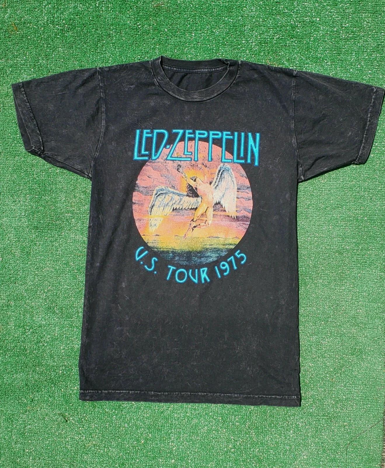 Led Zeppelin us tour  75 shirt vintage officially licensed 4XL