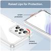 For Samsung Galaxy A53 5G Case TPU+Acrylic Transparent Phone Cover (Big Rear Lens Hole)