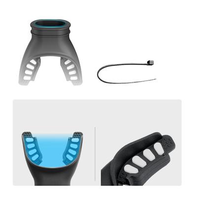 Tauchen Atemregler Mundstück Silikon Schnorchel Mundstück Weich Bequem Oktopus Atemregler Halter Einfach zu Bedienen