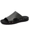 Plus Size Genuine Leather Men Slippers Fashion Fretwork Men Sandals Concise Sandalias Light 6 Colors Summer Footwear