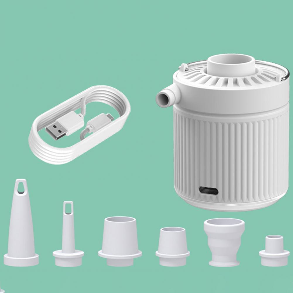 Tiny Portable Ultra-Mini Air Pump USB Inflation Deflation Pump With 1200mAh Battery For Pool Floats Vacuum Storage Bags