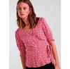 Pieces Tala 2/4 Wrap Short Sleeve Blouse