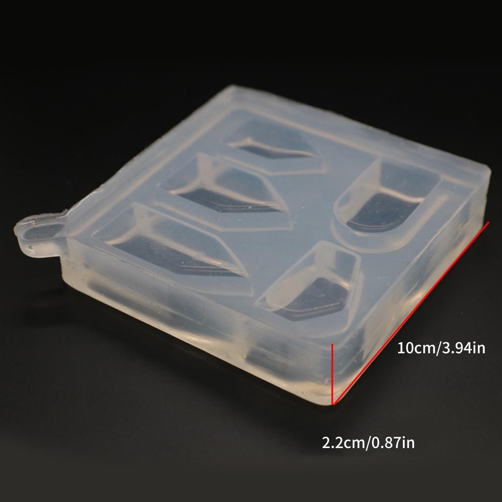 Miniature House Casting Mold HighTemperature Resistant Silicone Molds Small House Decoration Moulds for DIY Lovers