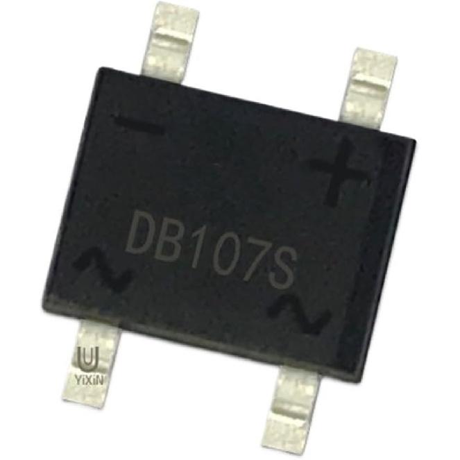 30/50Pcs DB107S Bridge Rectifier SMD SOP-4 Rectifier Bridge Stack 1A/1000V(30Pcs)