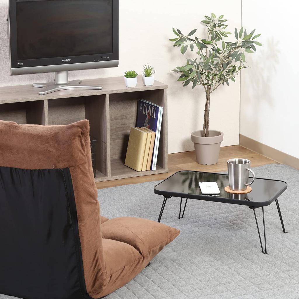 Fuji Boeki Folding Small Coffee Rounded Outdoor Picnic 45cm Wide x 30cm Deep x 19cm Fully Product Number 14422 Table, Table, Mini, Corners, Table,