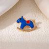 Exquisite Zodiac Horse Brooch: Festive New Year Pin & Cute Clothing Accessory