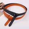European and American Simple Solid Color Single-loop Fashion Belt, Women's Large Sweater Waist-hugging Versatile Belt
