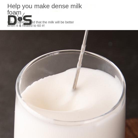 1 Set Detachable Electric Mixer Labor-saving Convenient Compact Handle Frother Shaker Beater