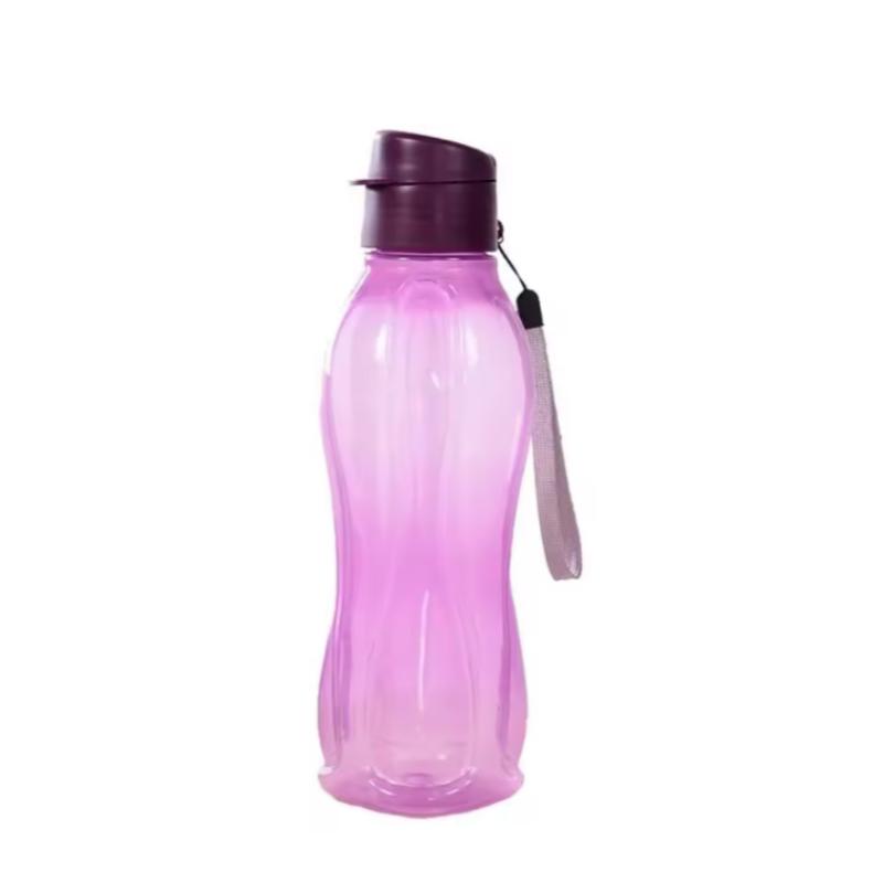 800/1100ML Plastic Water Bottle Large Capacity Leak Proof Flip Top Drink Bottle with Handle Strap Lightweight Travel Kettle