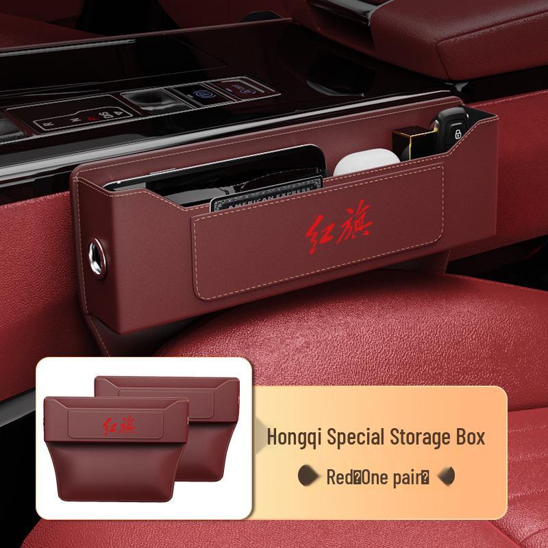 Compatible with Hongqi HS5/HS3/HS7/H5/H6/H7/H9 Car Seat Gap Storage Box