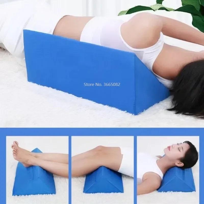 Triangle Position Roll Over Pad for Elderly Patients High Density Sponge Pad Rehabilitation Side Pad Triangle Pillow Supports