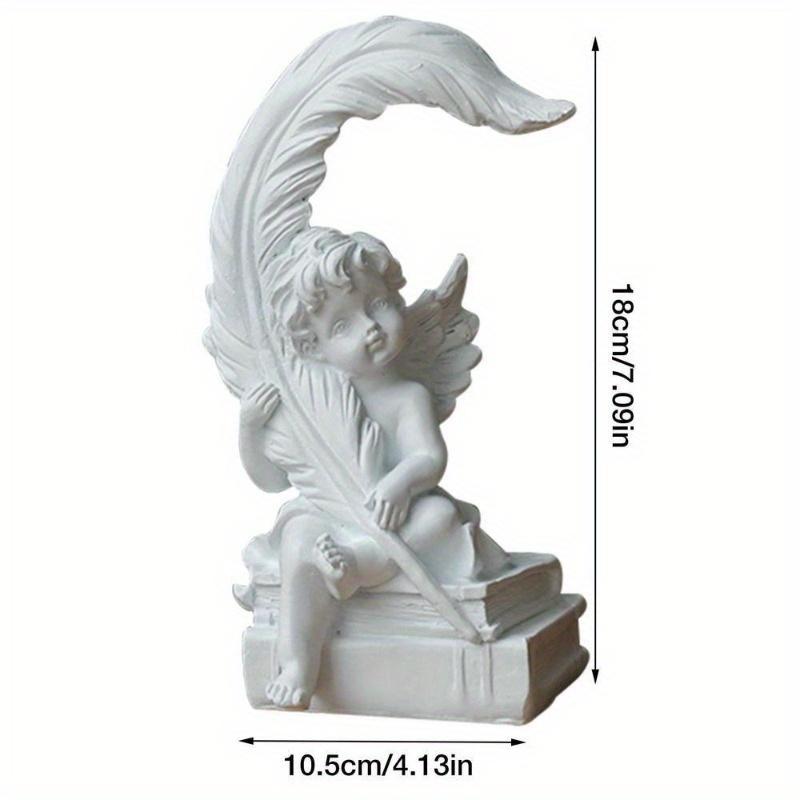Romantic Feather Angel Ornament Living Room Desktop Cupid Decoration Home Decoration White Prayer Angel Couple Ornament