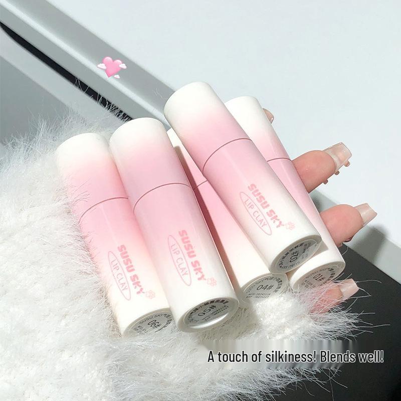 SUSU SKY Balloon Kitten Velvet Matte Lip Mud: Silky, Non-Drying, Complexion-Enhancing Formula.