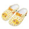 Soft Printed EVA Casual Clogs for Women Men Soft Sole Soft Sole Lightweight Slip On Sandals Slippers Summer Daily Leisure Shoes