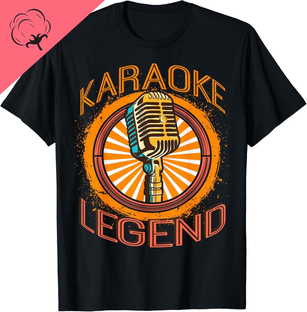 Karaoke Music Gifts  Sing Music Bar Singer Karaoke Legend TShirt Cotton Women Clothes Tops Vintage Clothes Ropa Mujer Harajuku