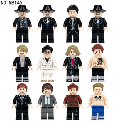 M8145 Hei Ba Gang Baustein Figurine Kleine Partikel Montage Puppe Pädagogisches Spielzeug Set