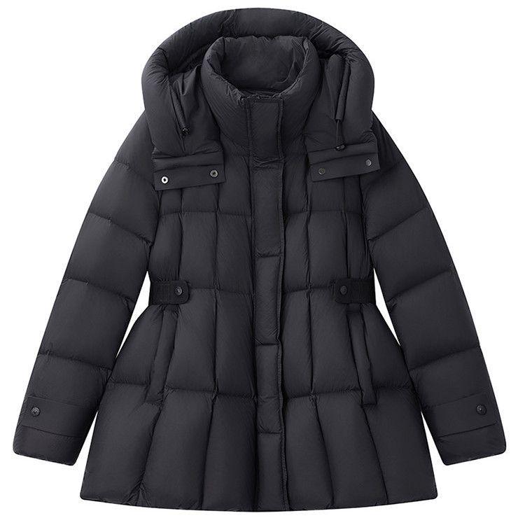 

Женское пальто средней длины в корейском стиле, приталенное, 2025 S (45-60 kg)