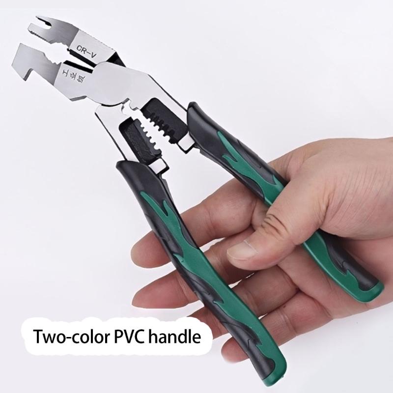 Multifunction Pliers Combination Pliers Stripper Crimper Cutter Duty Wire Pliers Diagonal Pliers Wire Cutter Hand Tool