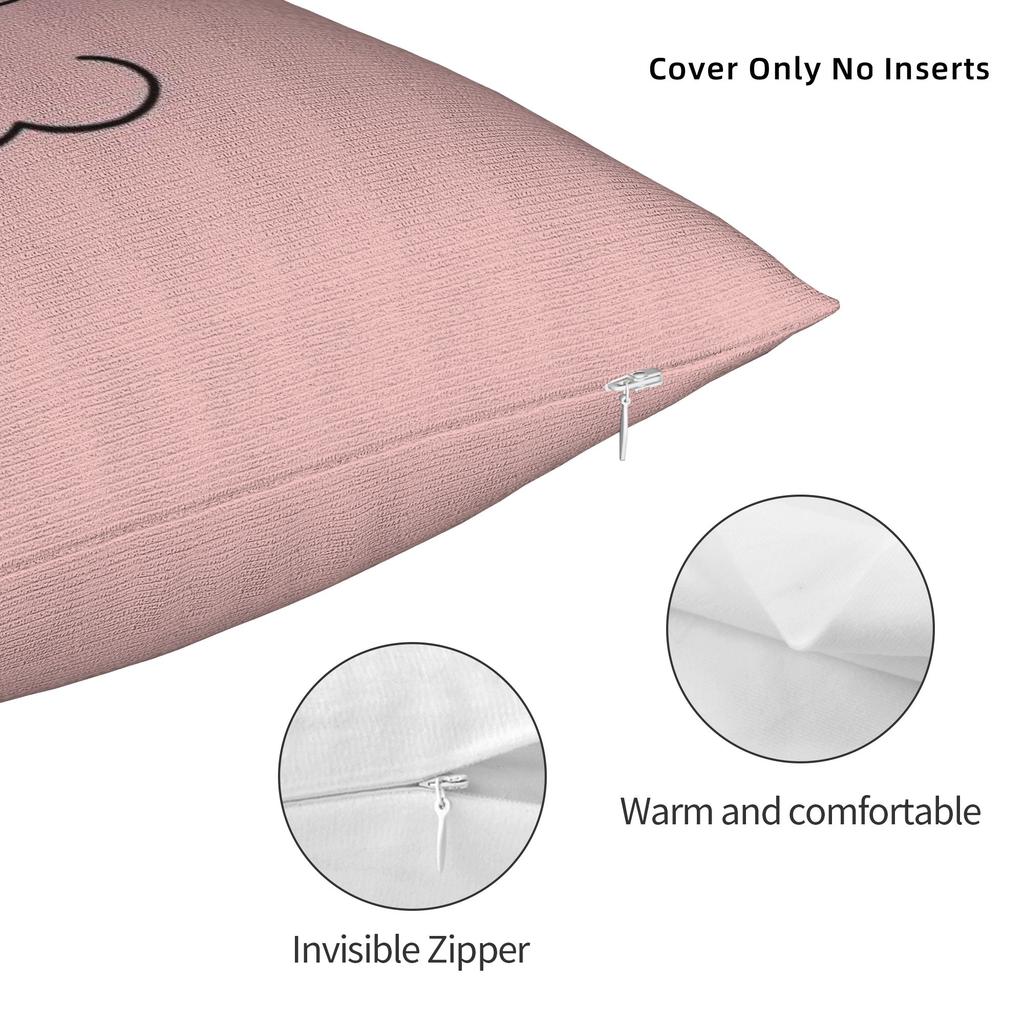 Decorative Pillowcase F-Family Funny Guy Accessories Seat  Throw Pillow Case Cover Square Multi Size