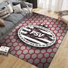 PSV Eindhoven Flannel Printed Carpet, Home Sofa Decoration for Living Room & Bedroom, Non‑Slip Play Flannel Floor Mat for Game Room