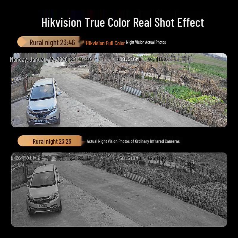 HIKVISION ZhenQuancai 2.0 4G Outdoor Security Camera CN plug (adapter included)
