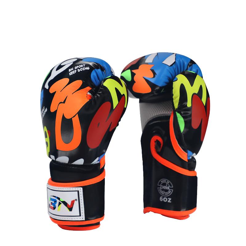 BN 6OZ Dětské Dětské MMA Muay Thai Boxerské Rukavice Chlapec Dívka Kickbox Sparring Bojová Umění Pěstní Tréninkové Rukavice DEO