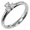 TIFFANY&Co. Aria Ring Pt950Platinum/diamond #4.5(US Size) 3.7g Women Used