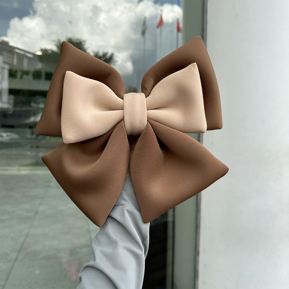 Dual-color Bow Motorcycle Helmet Decoration Electric Bike Helmet Accessories for Car Body Decoration Bowknot For Girl Women