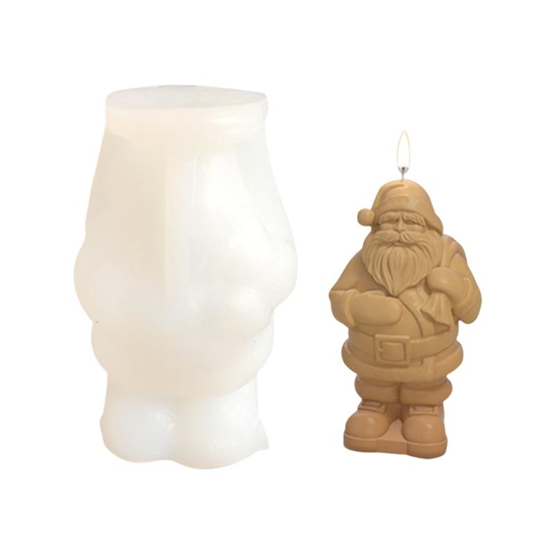 

Santa Claus Candle Mould Silicone Molds Ornament Molds Castings Molds Christmas Molds Plasters Molds Craft Supplies
