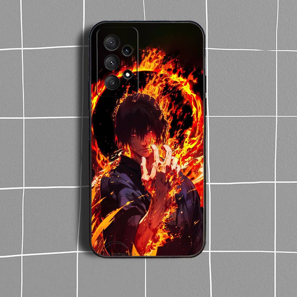 B-Benimaru F-Fire ForceS Phone Case For Samsung Galaxy A73,31,32,72,41,53,52,71,22,5G,Note,J7,8,9 Soft Black Cover
