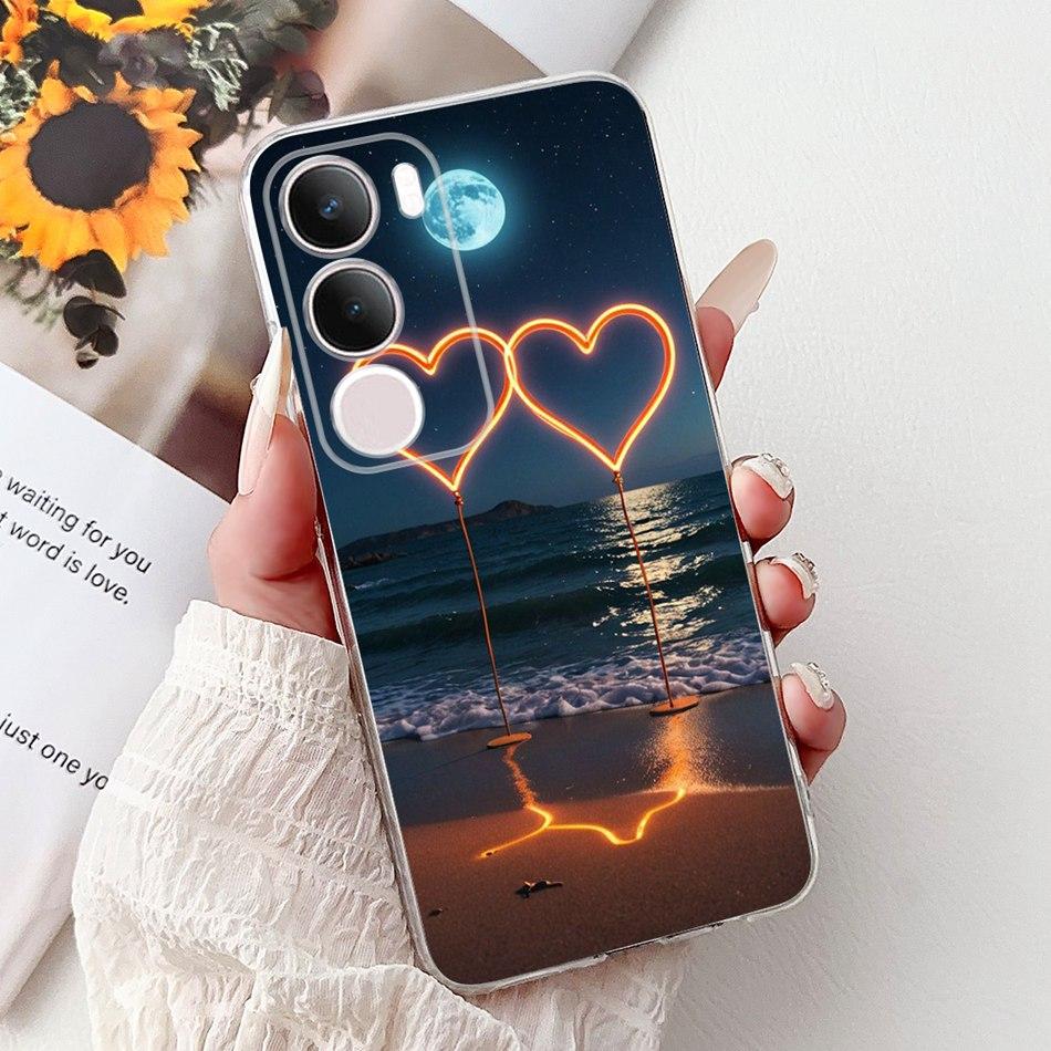 For Vivo Y19S V2419 Cool Dragon Tiger Painting Phone Case For Vivo Y19s Y 19S 4G Soft Silicone TPU Cases
