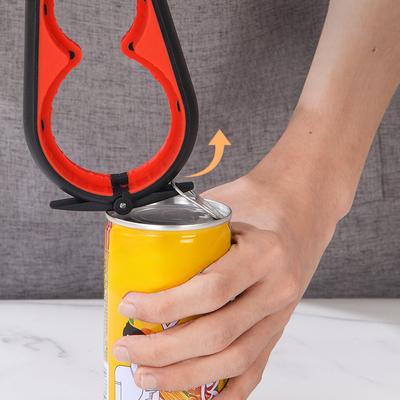 Multifunctional Four In One Can Opener Beverage Bottle Opener Cap Twister Four Position Can Opener Anti Slip Cap Twister