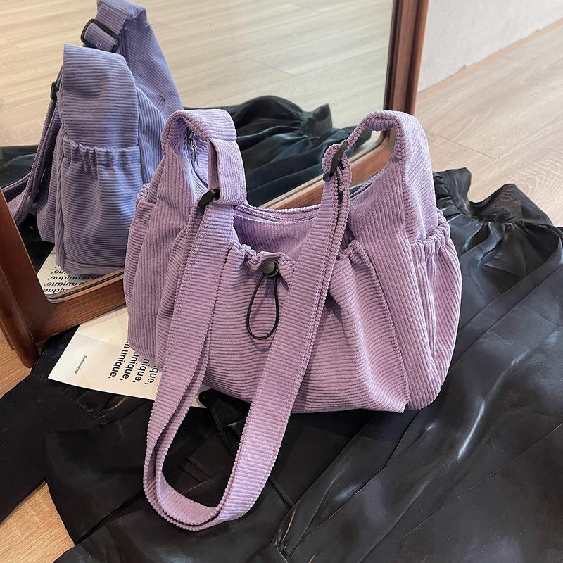 

Бархатная женская сумка, новая повседневная универсальная сумка через плечо большой вместимости