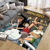One Piece Straw Hat Grand Fleet Square Area Rug, Non-Slip Floor Mat for Bedroom, Perfect Gift for Fans.chl