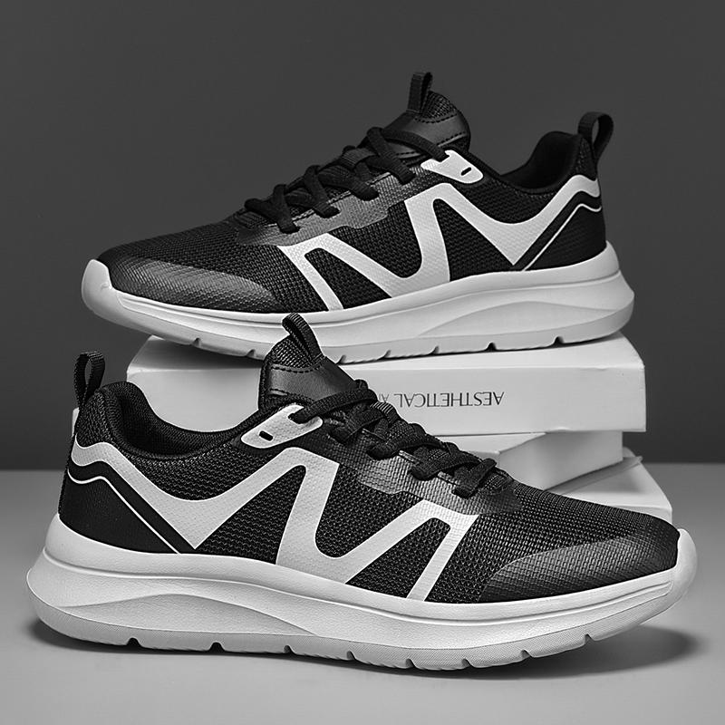 New Men Run Shoes Ultra Light Breathable Summer Outdoor Walking Shoes Fashion Hot Selling Anti Slip Wear-resistant Casual Shoes