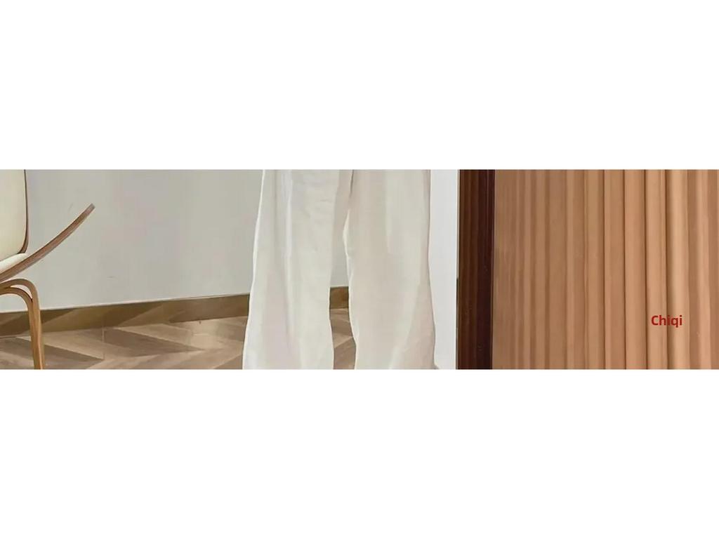 Unisex Sommerhose aus Leinen-Baumwolle mit weitem Bein – atmungsaktiv, leicht, lockere Passform