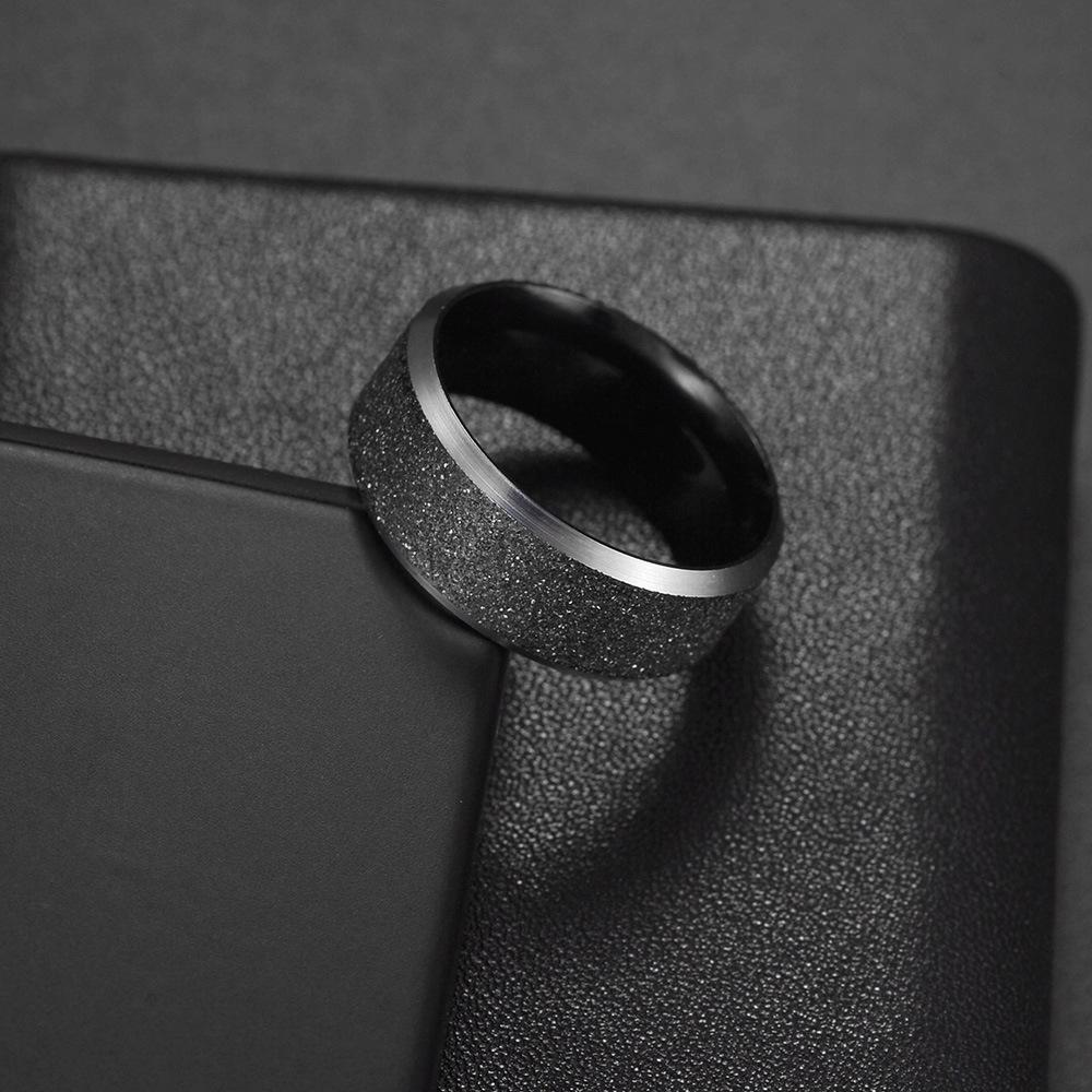 Simple Style Men's Rings, European and American Jewelry, Hand Jewelry