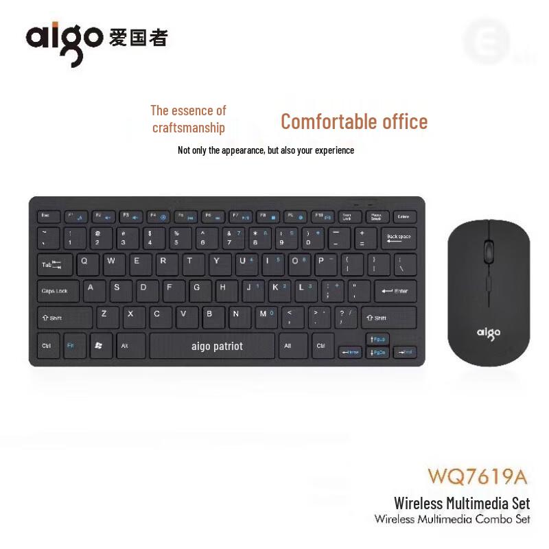 Aigo WQ7619A Wireless Keyboard and Mouse Combo